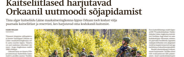 Lääne Elu paberleht neljapäeval, 18. septembril