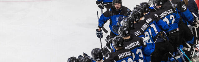 Eesti U-18 hokikoondis alustas kodust MM-i kaotusega