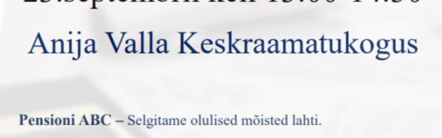 Pensionitarkus: Kuidas kindlustada parem tulevik? Sotsiaalministeerium pakub tasuta infotunde