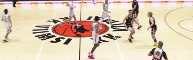 MÄNGU HETK |  Viimsi korvpallur Artur Sarap kostitas lätlasi uhke pealtpanekuga