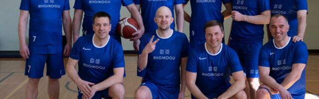 Arvo Aller madistas Riigikogu eest Balti turniiril korvpalliplatsil