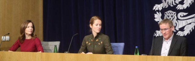 OTSEPILT ja FOTOD | Kallas valitsuse pressikonverentsil: me ei ole nii rikas riik, et erakondi vaid riigieelarvest rahastada