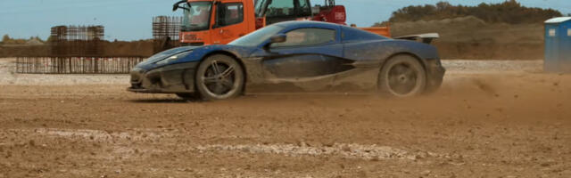 Video: avariisse määratud Rimac Nevera hullab mudastel kruusateedel