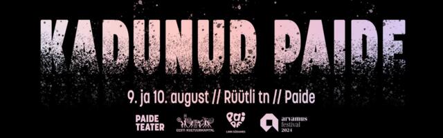 Arvamusfestivalil lahtirulluv Paide Teatri valdkondadevaheline kunstifestival keskendub kaduvusele