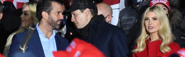 CNN: Trumpi õhutavad kaotusega leppima väimees Jared Kushner ja abikaasa Melania, võitluse jätkamist nõuavad aga pojad