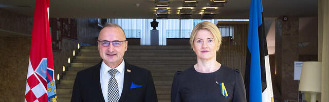 Välisminister Eva-Maria Liimets kohtus Tallinnas Horvaatia välisministri Gordan Grlić Radmaniga