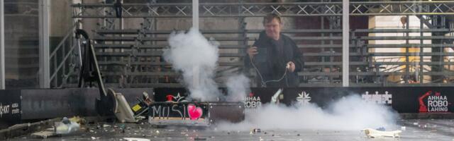 Kiviõli lahingu soojendus: võitlusrobot Musi purustas kohviveski ja printeri