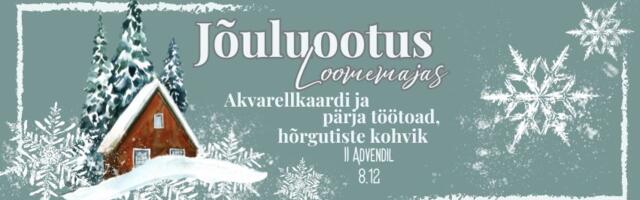 II Advendi töötoad: pärjapunumine ja akvarelljõulukaart