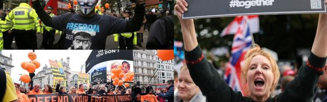 Tuhanded inimesed ütlesid Londonis marssides digitaalsetele isikutunnistustele “Ei!”