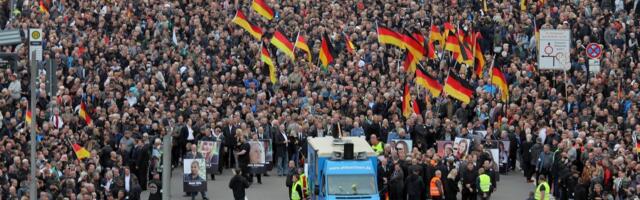 TikTokis levivad võltsitud videod Saksa paremäärmusliku erakonna toetajate kogunemistest