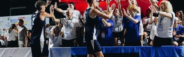 3x3 korvpallikoondis jõudis noorte olümpiafestivali veerandfinaali