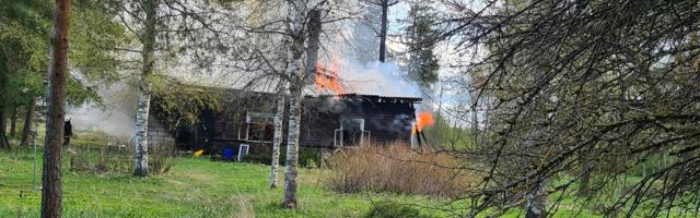 Järva vallas Laimetsa külas põles elumaja