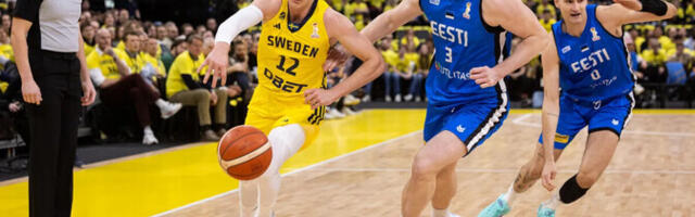 VAATA OTSE | Eesti võitis võõrsil Rootsi vastu avapoolaja kümne punktiga