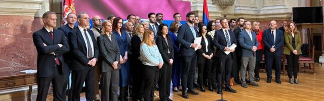 Opoziciona 'Srbija protiv nasilja' dostavila Skupštini predloge u vezi sa preporukama ODIHR-a