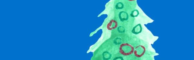 Pirita jõulukaardi autor on 4-aastane Amalia Kiil