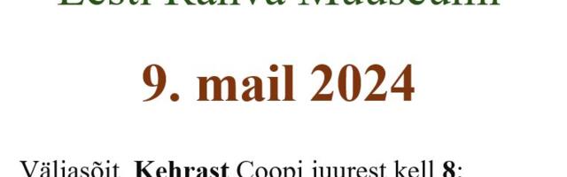 Sõidame eakate festivalile Tartusse 09.05.2024