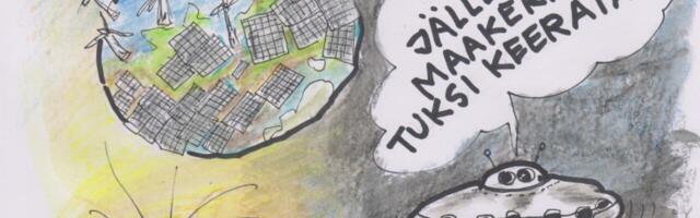 PÄEVA KARIKATUUR Nad oskasid jälle Maa tuksi keerata