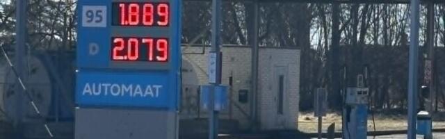 Piltuudis: diislikütuse liitrihind kerkis üle kahe euro piiri