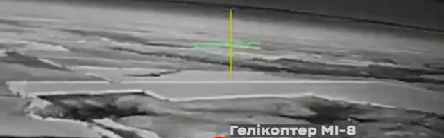VIDEO: Ukraina tulistas drooniga alla Vene sõjaväekopteri