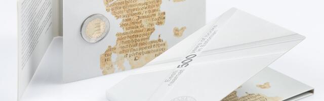 Eesti Pank laseb ringlusse 2eurose mündi „Eesti raamat 500“