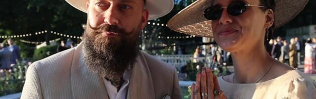 VIDEO | Kodumaise rõivabrändi Guild loojad Sten Karik ja Joan Hint roosiaia külaliste rõivavalikutest: eks mõni fopaa on ka silma hakanud