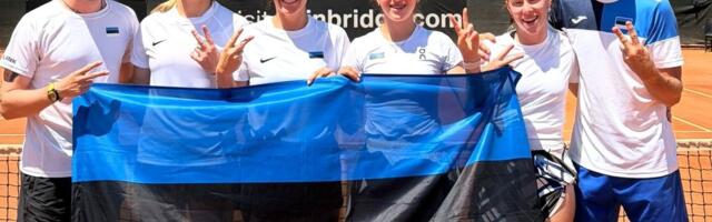 Eesti tennisenaiskond alistas maailmakuulsal turniiril Andorra ja võitis alagrupi