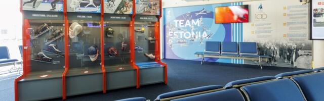 Eesti Spordi- ja Olümpiamuuseumi Olümpiavärav Tallinna Lennujaamas pälvis muuseumiroti auhinna