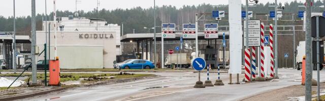 Koidula piiripunktis oli tulekahju, töö seisati