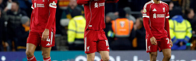 Liverpool kaotas tabeli viimasele