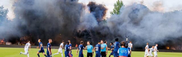 UEFA määras AIK-le Kadrioru staadioni lõhkumise eest suure rahatrahvi