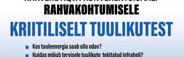 OTSEÜLEKANNE | Kriitiliselt tuulikutest: millist mõju avaldavad tuulepargid tervisele ja keskkonnale?