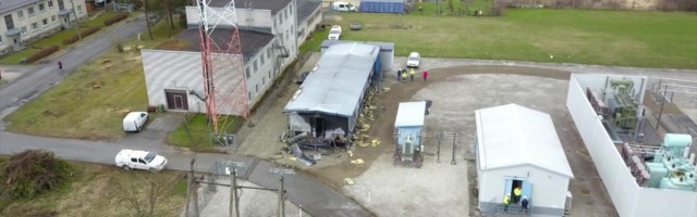 Reporter: Alajaama põlengu tõttu peab osa Jõgeva elanikest ööpäeva elektrita veetma