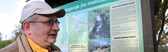 Sillamäe loodus- ja keskkonnakaitsja  Vladimir Mirotvortsev sai looduskaitsemärgi