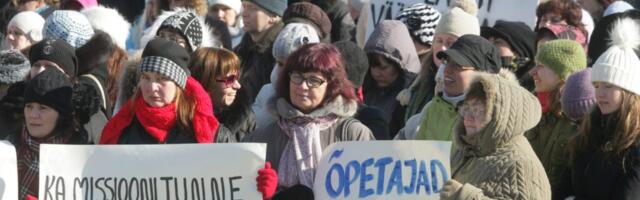 Haridustöötajate tähtajatu sreik algab 22. jaanuarist