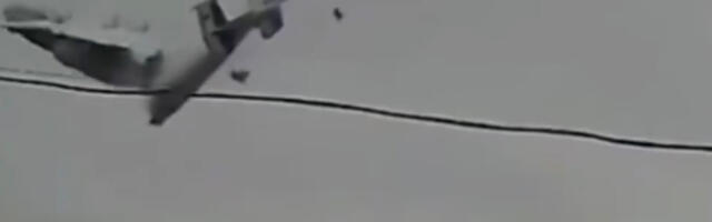 Video Vene sõjalennuki alla kukkumisest