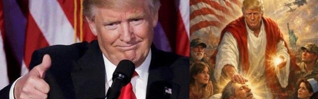 Trump väidab, et Jeesusena kujutatud pildil on ta tegelikult arst