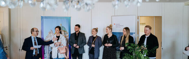 Galerii: Austria suursaadik võõrustas Eurovisioonile lendavat Vanilla Ninjat