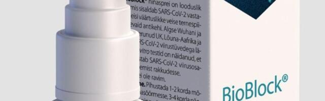 Ülipopulaarse Bioblocki koroonasprei tootja tunnistab: tõhusus on inimeste peal ikka testimata