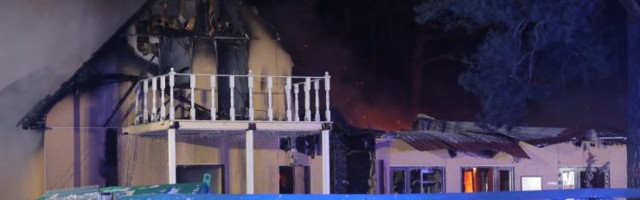 VIDEO JA FOTOD | Lüganuse vallas maani maha põlenud pansionaadis hukkus kolm inimest