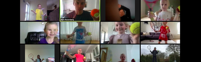 Kaugtreening. Fredi Vöörman: tennist saab õppida ka videokõne vahendusel. “Üheskoos edasi”