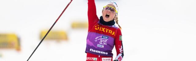 VIDEO | Võimsa soolosõidu teinud Johaug kerkis Tour de Skil enne viimast etappi liidriks