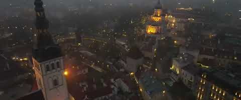 Taevane Tallinn aasta esimesel ööl.Täiendatud!