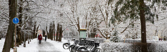 Esmaspäeval sajab mitmel pool Eestis lund