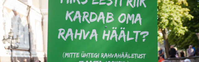 Eesti rahvas sai viimati reaalselt ise midagi otsustada 21 ja pool aastat tagasi ja ka siis massiivse riiklikult rahastatud propaganda õhkkonnas