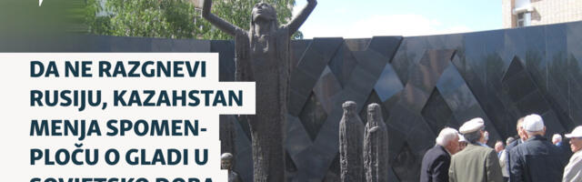 Da ne razgnevi Rusiju, Kazahstan menja spomen-ploču o gladi u sovjetsko doba