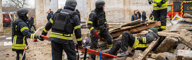 Raketirünnak, rusud ja kloorileke – Eesti vabatahtlikud päästjad käisid Ukrainas õppusel