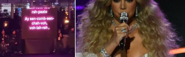VIDEO | Ei suutnud itaalia keelt ära õppida? Mariah Carey luges olümpia avatseremoonial laulusõnu ekraanilt maha