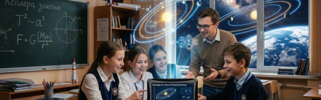 Космос из школьного кабинета: Как мы научили ИИ законам Кеплера после «разноса» от ученых