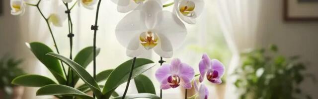 Orhideed, ainult siis, kui neid selle armastatud koostisosaga kasta, püsivad nad kaua.