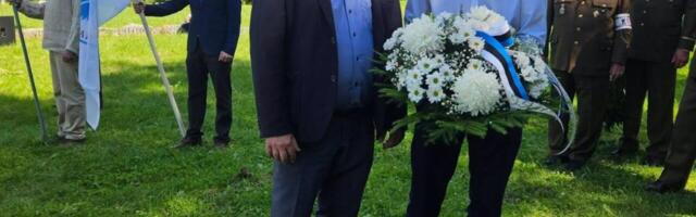 Riigikogu aseesimees Arvo Aller osales Sinimägede mälestusüritusel: EKRE hoiab vabadusvõitlejate mälestust au sees